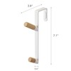 Yamazaki 5171 Door Hanger, White, Approx. W 0.6 x D