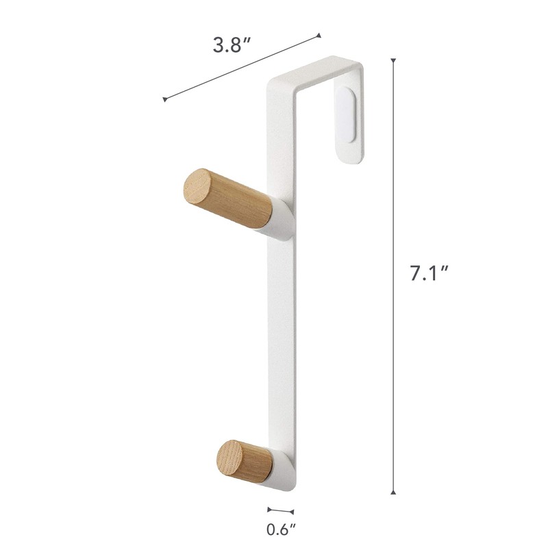 Yamazaki 5171 Door Hanger, White, Approx. W 0.6 x D