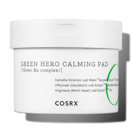 COSRX Green Tea Cleansing Pad, Relief Redness, Face Toner for Sensitive & Irritated Skin, Soothing, Hydrating, Refreshing, 70 Pads