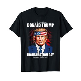 Inauguration Day 2025 Patriotic Bandana America January 20th T-Shirt
