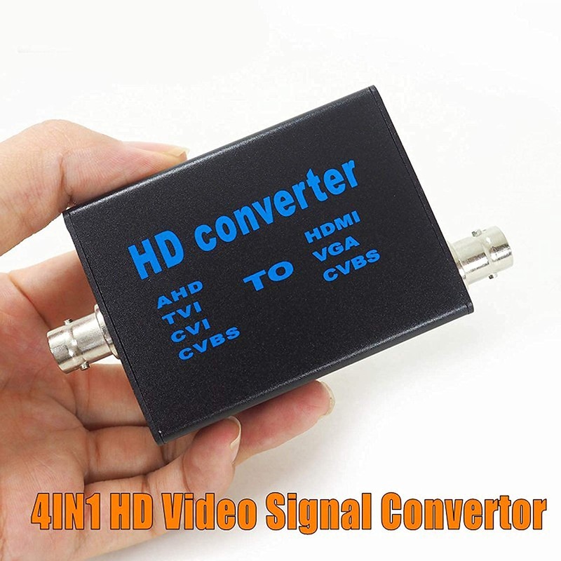 AHD41 4 in 1, convert AHD/TVI/CVI/CVBS signal to HDMI/CVBS video