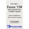 Ferrex 150 Polysaccharide Iron Complex Capsules by Breckenridge - 100