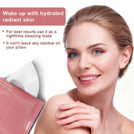 Bio collagen Face Mask, Real Deep Collagen Face Mask, Deep Hydration, Reduce Wrinkles, Face Skincare, Hydrating,Pore Minimizing,Hydrating Overnight Hydrogel Mask,6PCS