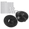 2PCS License Plate Light Lenses Plastic Cover F37Z 13550 AA