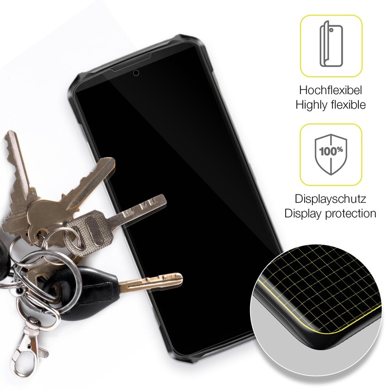 dipos FLEX 2 x Clear Screen Protectors for Doogee S119,