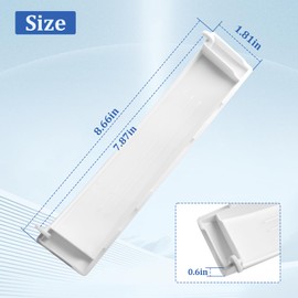 Dryer Door Handle for GE WE01X30378 Replaces for GE Dryer Parts WE01X25878, WE1M1068, 4958906, AP6983534, PS12743305, EAP12743305（1 Pcs