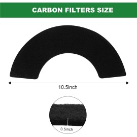 Brand: Hikio 8 Pack Activated Carbon Filters Automatic Litter Box Odor & Moisture Control Kit