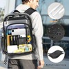 PAMANO Clear Backpack Durable Large (34L) Heavy Duty Transparent Bookbag