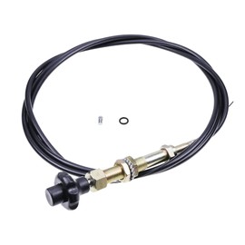 DVPARTS 10FT Heavy Duty Vernier Locking Throttle Cable 55204 VCGTX10 Truck Equipment
