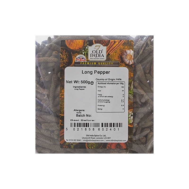 Old India Long Pepper 500g