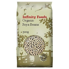 Infinity Foods Organic Soya Beans, 500g