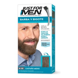 Kit Tinte Just For Men Castaño Medio Para Cabello Y Barba Castaño Medio