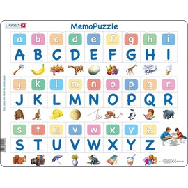 Larsen Puzzles A-Z 52 Piece Children's Educational Jigsaw Puzzle