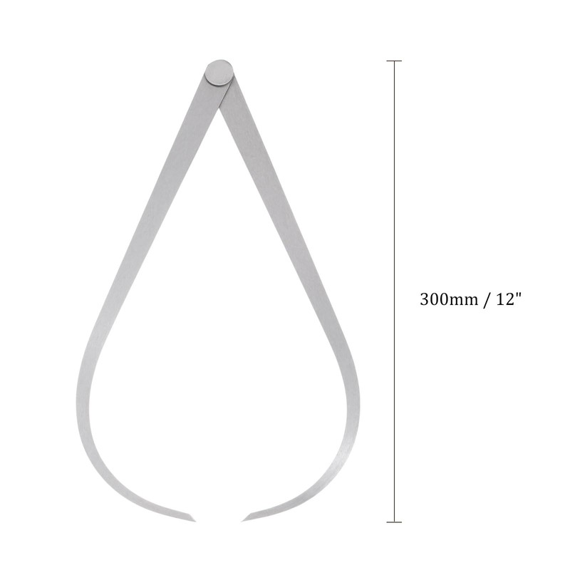 Kozelo Fixed External Caliper - [12 Inch] Stainless Steel Measuring