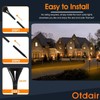 Otdair 96 LED Solar Lights Outdoor Upgraded 6 Pack, 43"
