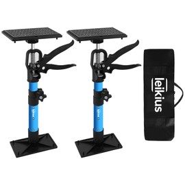 Leikius Cabinet Jacks for Installing Cabinets,3rd Hand Support System, Adjustable Steel Quick Support Rod Bearing 132LB Capacity, Extends 14.6 to 23.6",Ideal for Jack&Cabinet Installation,2PK with Bag