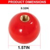 mooncar Red Gearshift Knob Shift Lever Knob Replacement for John