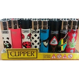 CLIPPER® Surprise Bags Surprise Mix Collector Mix Clipper Lighters Plus Free Additions (48 Clipper + Free Flints (1 Display)