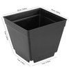 ZEONHAK 80 PCS 4 Inch Square Nursery pots, Plastic Seedling