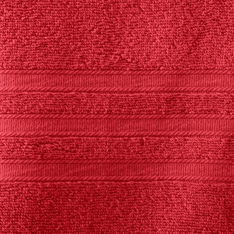 Catherine Lansfield Zero Twist Cotton 50x85 cm Hand Towel Red