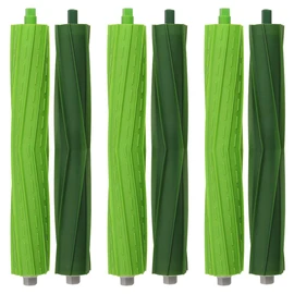 MIRTUX Set of 3 Extractor Rollers Compatible with Roomba E5 E6 i3 i3+ i7 j7 j7+ e5154 e5158 Replacement Accessories Kit for Central Brush Extractor E6 i7+ Replacement Parts