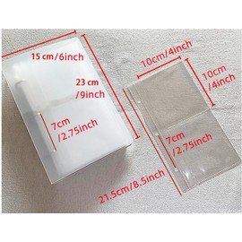 Small Photo Album Binder 4x4 Hold 160 Photo with Covers, 4x4 Album Book Clear Inner Page Plastic Picture Album with Sleeves Refillable for Square Prints Picture Artwork, Wedding Family Baby Photo