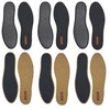 3 P. Black o. Insoles Brown Antibacterial Cinnamon [Improved Model