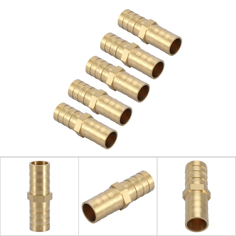 1 Pack Pipe Connection Tool Straight 2-Way Barbed Connector for