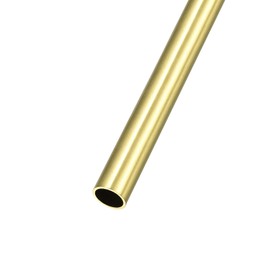 METALLIXITY Brass Tube 12mm Outside Diameter x 1mm Wall Thickness x 200mm Length Straight Tube for Home Furnishing Machinery DIY Handicrafts