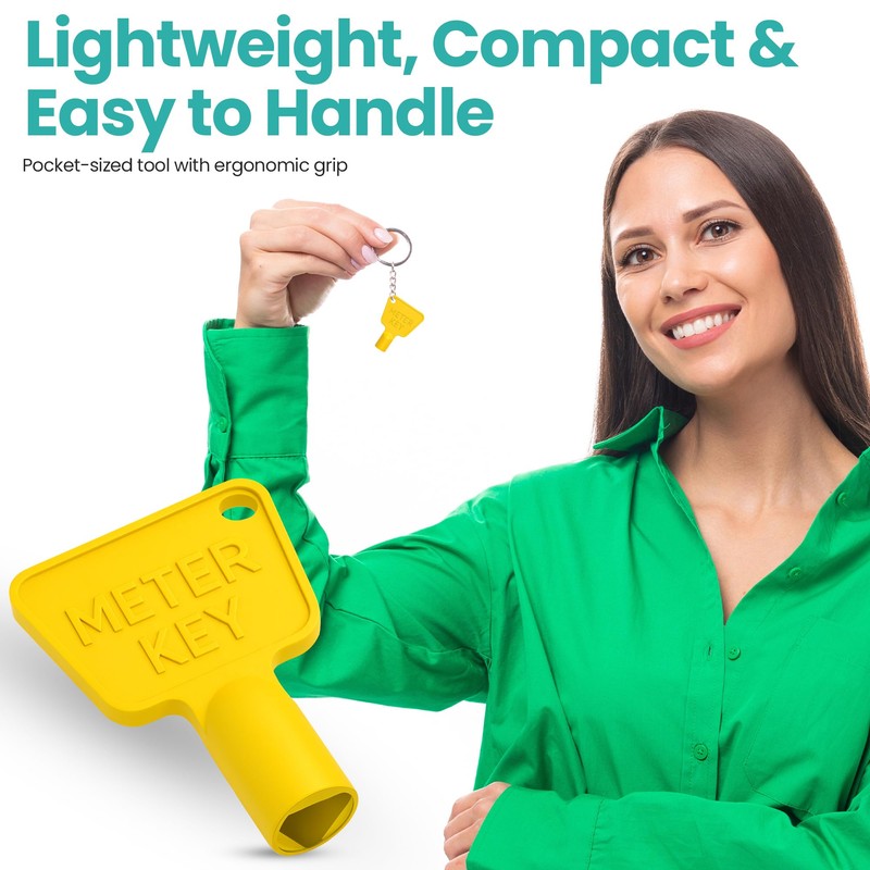 Trimming Shop 2 x Plastic Utility Meter Box Key –