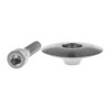 Wanyifa 1 1/8" Titanium Headset Stem Top Cap with M6x35mm