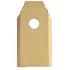 45pcs Robot Mower Blades Replacement Golden Stainless Steel Garden Mowing