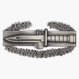 HOF Trading Combat Action Badge Vinyl Sticker Waterproof Decal Laptop Wall Window Bumper Sticker 5"