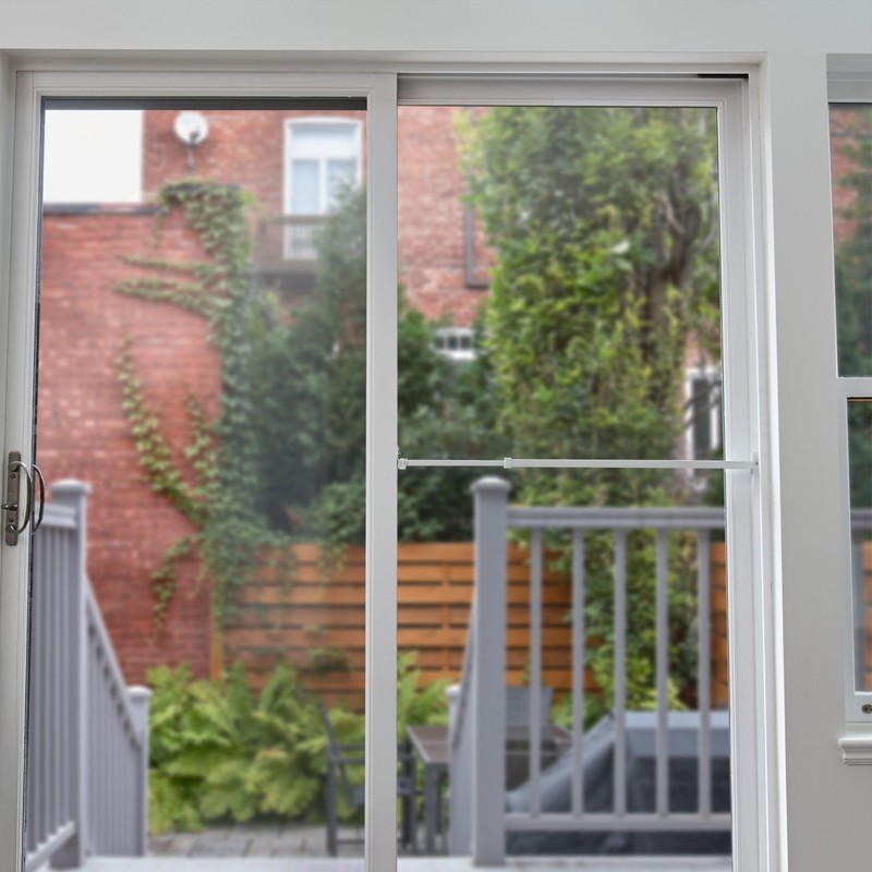 Ideal Security Sliding Door Security Bar with Childproof Lock, Adjustable,