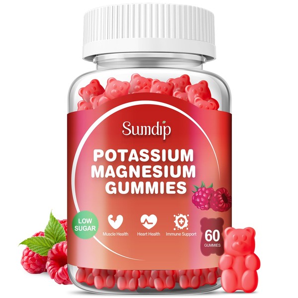 Potassium Magnesium Gummies Potassium Supplements High Absorption Potassium Citrate Magnesium