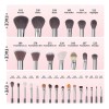 Juego De Brochas De Maquillaje Docolor Profesional, 29 Pzas Color