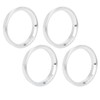4pcs OD 73.1mm to ID 54.1mm Aluminum Alloy Car Hub