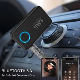 1Mii Bluetooth 5.3 Music Receiver for Car/Home Stereo, Aux Bluetooth Adapter for C...