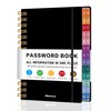 Spiral Password Book with Alphabetical Tabs – 4" X 5.5"
