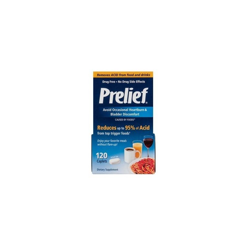 Prelief Dietary Supplement - 120 Caplets, Pack of 3