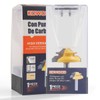 KOWOOD (Small) 1/4" Inch Shank 45 Degree Lock Miter Router