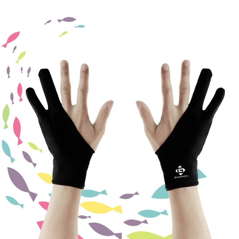 GAOMON Two Finger Glove for Drawing Tablet, Oil Painting and