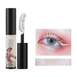 Máscara de pestañas de color blanco Maquillaje Voluminizador Volumen Constructor Resistente al agua Sensacional Lavable Alargador                     