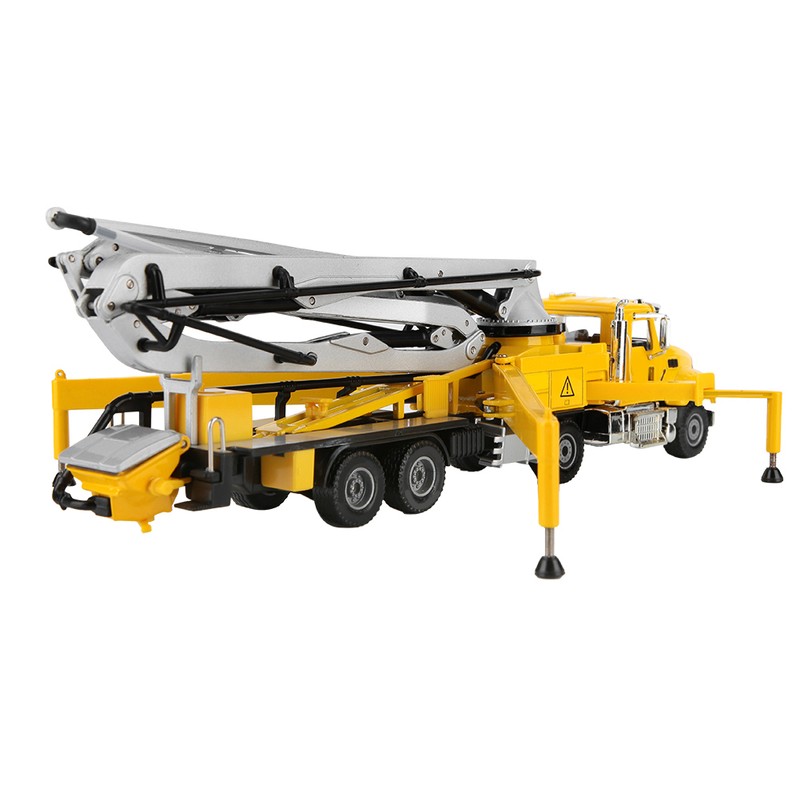 1/55 Concrete Pump Truck Model Engineering Car Alloy Vehicle Kids