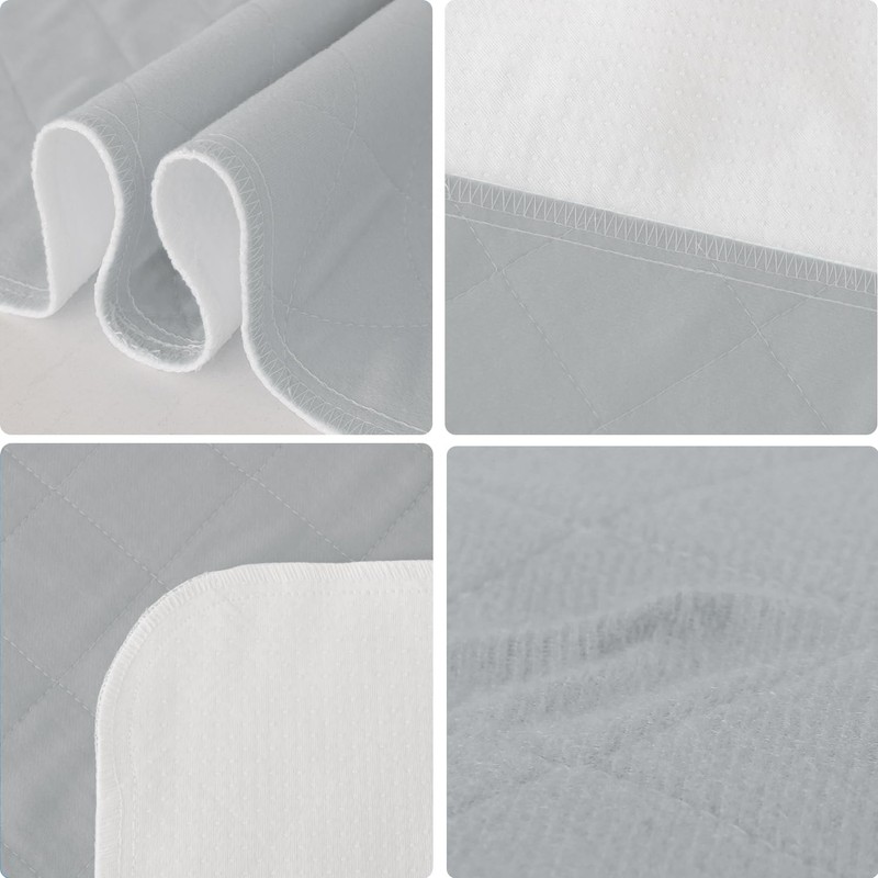 Bed Pads Washable Waterproof(2 Pack, 34 x 36), Washable and