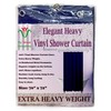 Venice Collections Elegant Heavy Duty Vinyl Shower Curtain Liner with