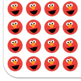 Sesame Street Elmo Face Planner Calendar Scrapbooking Crafting Stickers