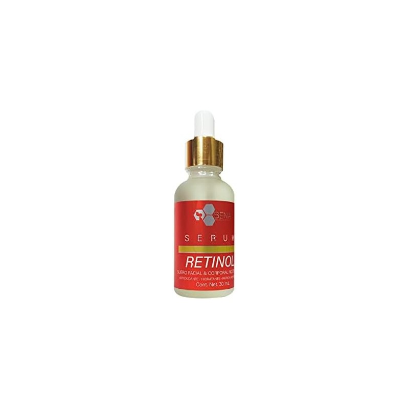 Serum Facial Retinol Y Acido Hialuronico Con Vitamina E Bena