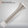 KOVOSCH 10 Pack Spring Door Stopper Brushed Satin Nickel- 3-1/4"