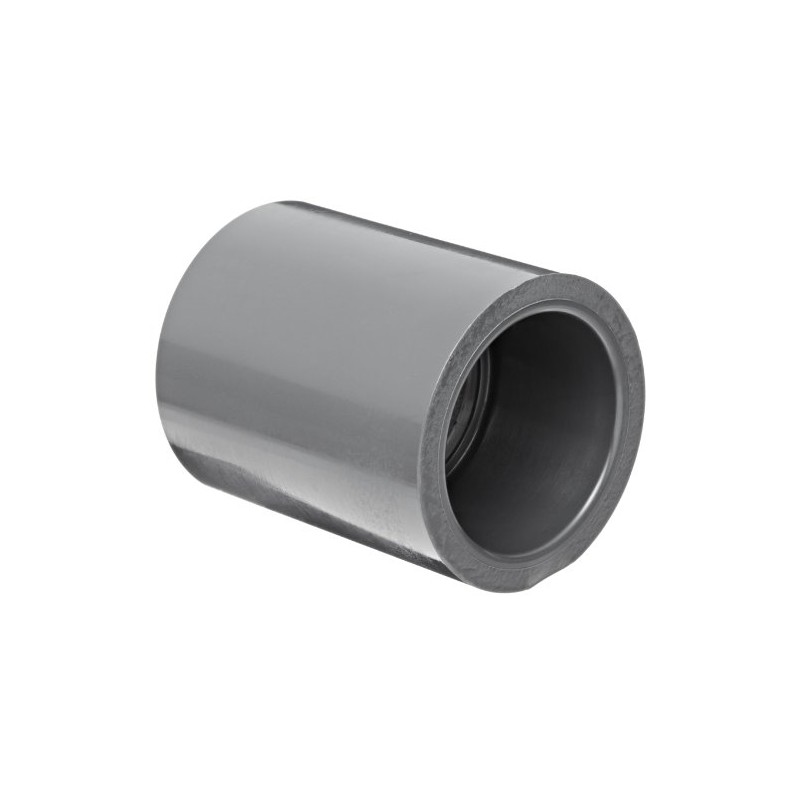 Spears 829 Series PVC Pipe Fitting, Coupling, Schedule 80, 6"